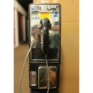 Vintage GTL Payphone Pay Phone Volume Push Button 80's 90's Man Cave Garage Deco